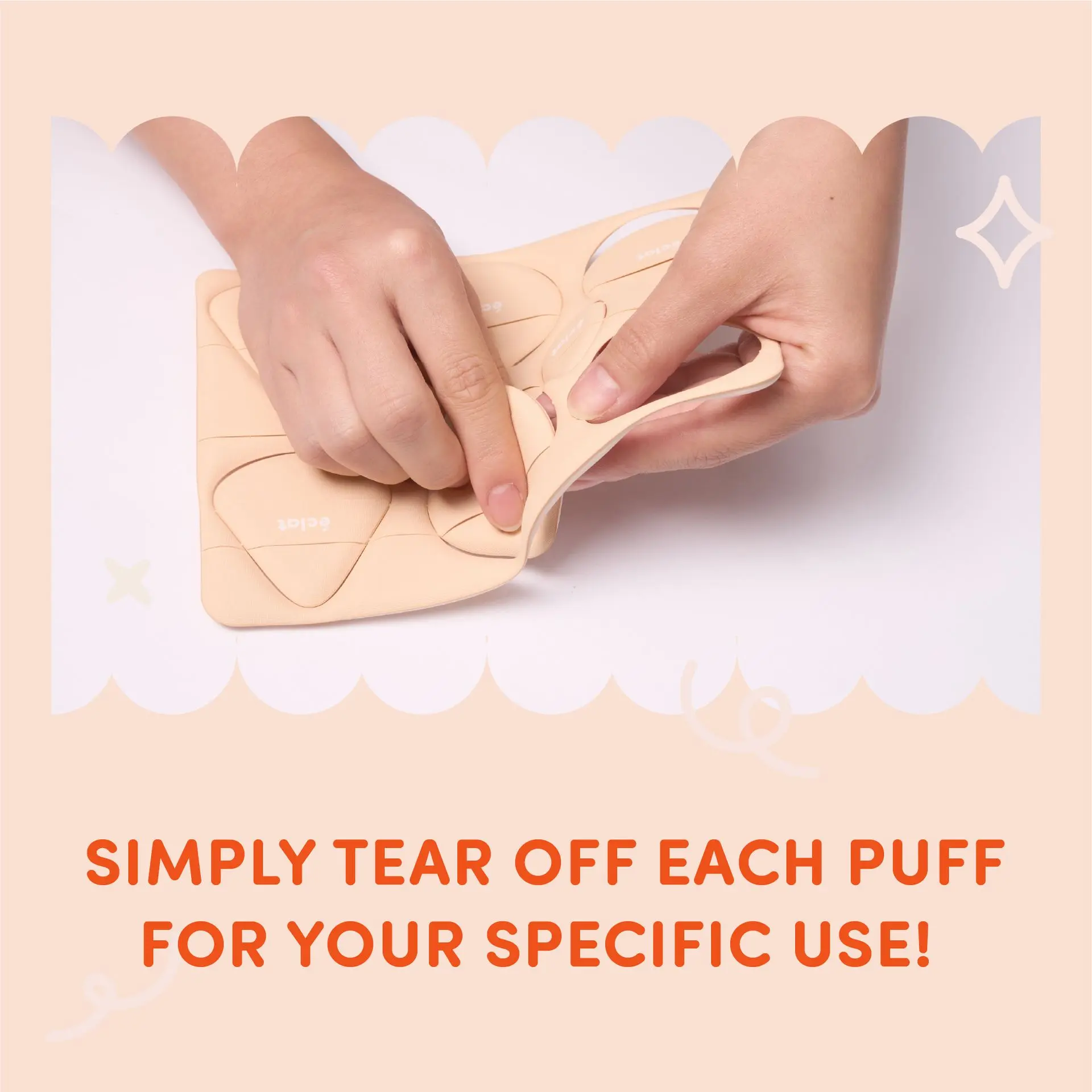 éclat Cushion Puff Makeup Set - 8pcs Soft & Bouncy Foundation, Concealer & Powder Puff - Image 5