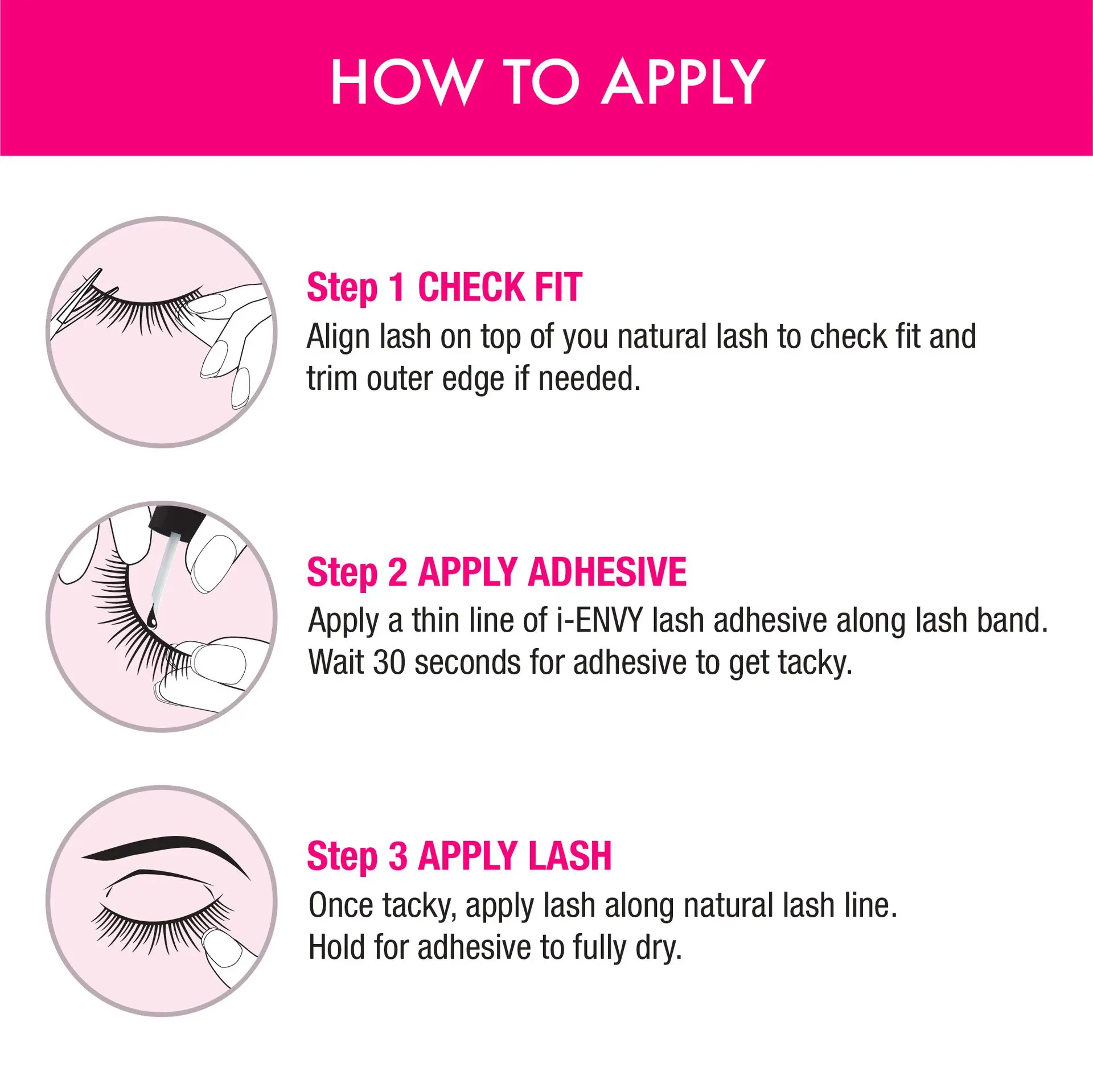 I-ENVY Demi Wispies Premium Human Hair Strip Lashes Multi Pack - Image 4