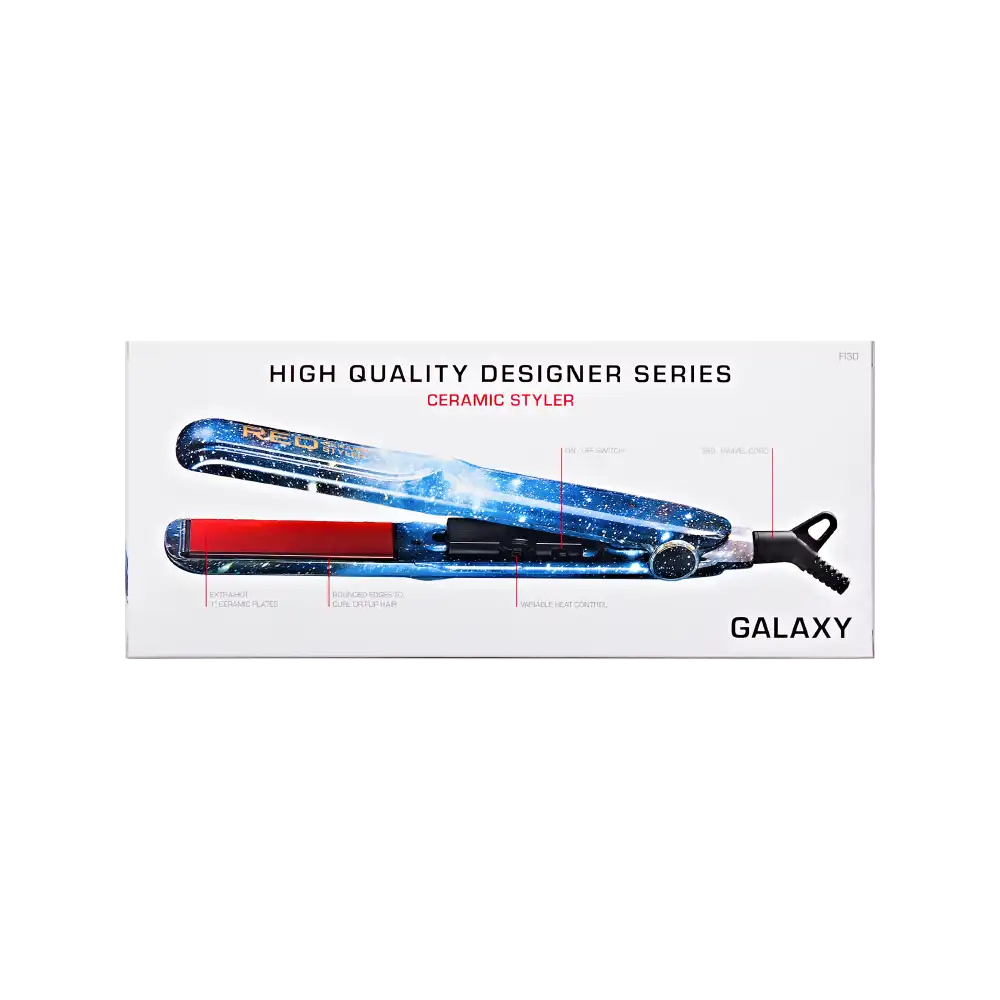 RED by KISS Designer Series 1-Inch Ceramic Flat Iron Styler - Image 11