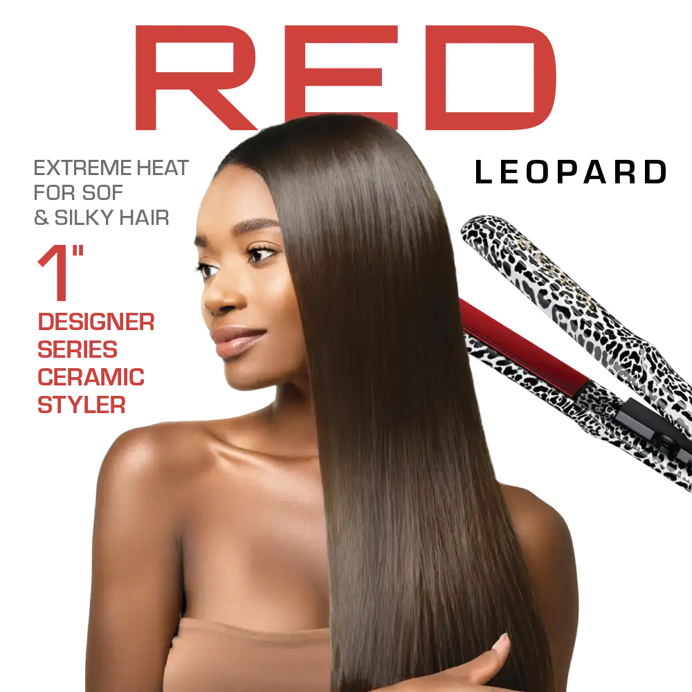 RED by KISS Designer Series 1-Inch Ceramic Flat Iron Styler - Image 13
