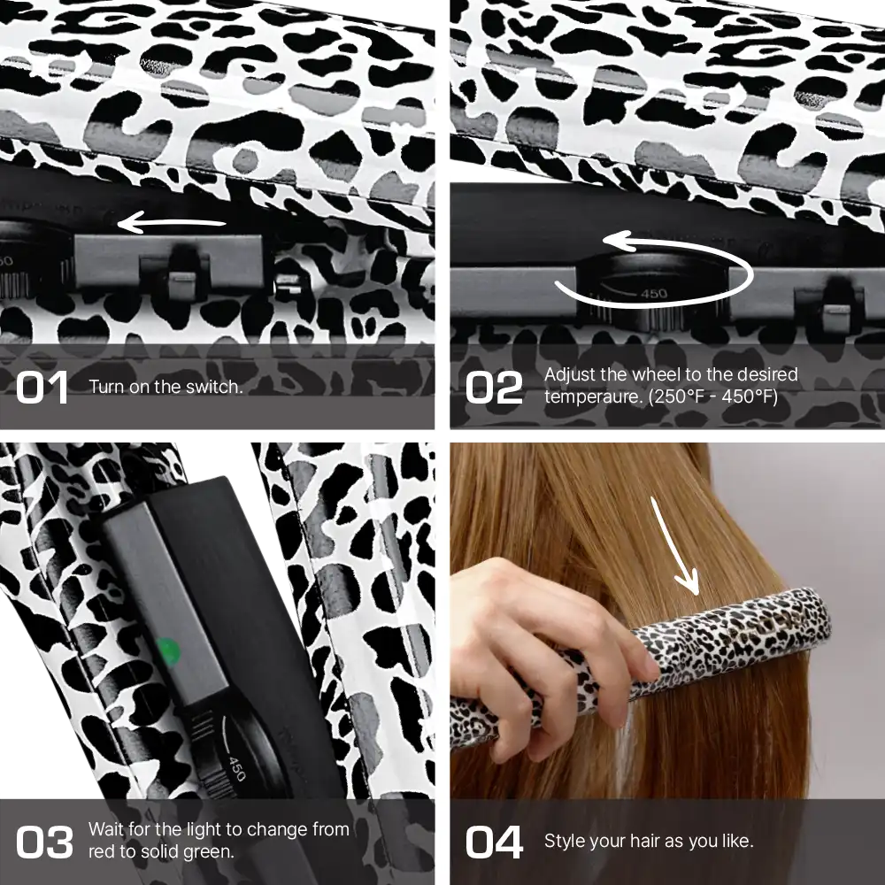 RED by KISS Designer Series 1-Inch Ceramic Flat Iron Styler - Image 15