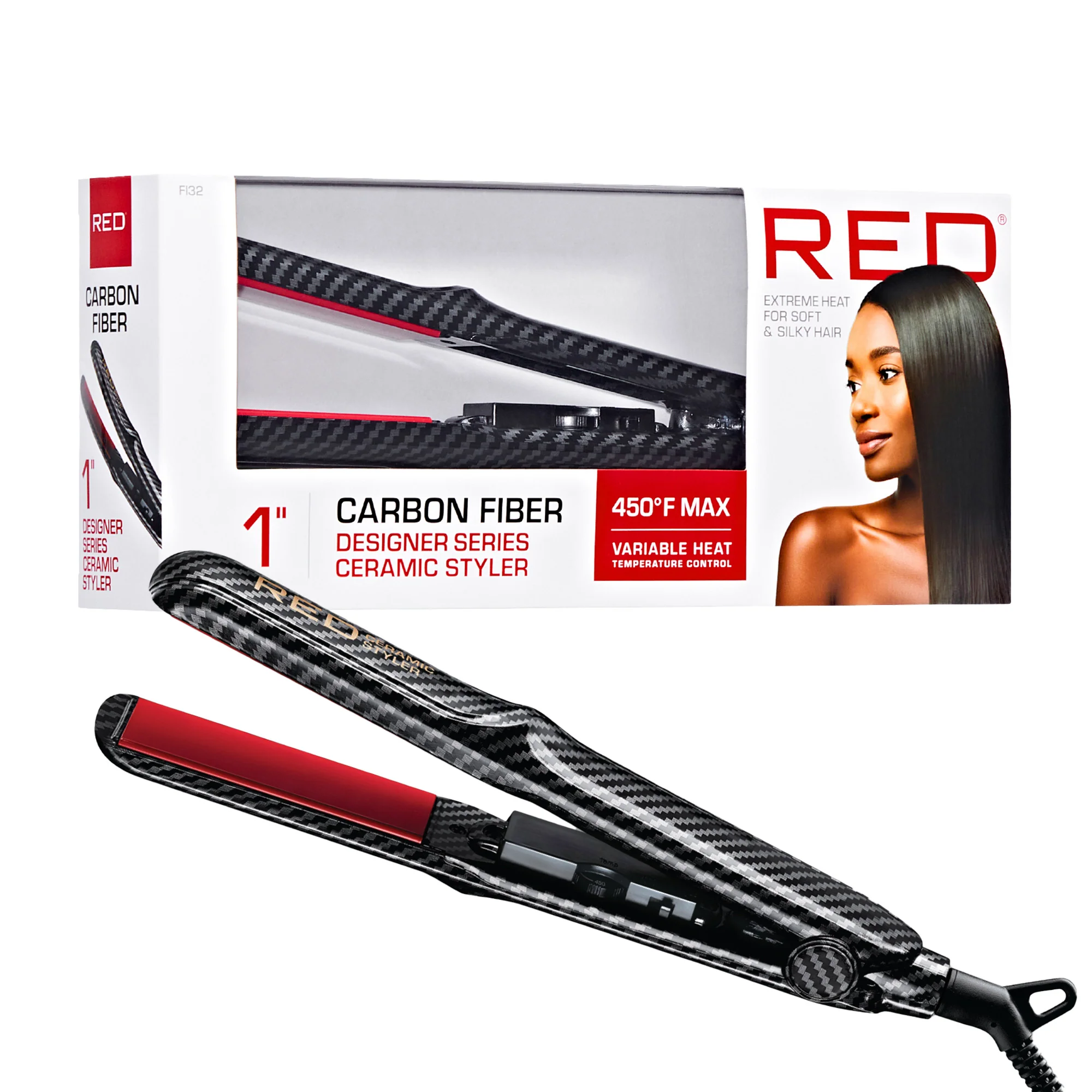 RED by KISS Designer Series 1-Inch Ceramic Flat Iron Styler - Image 18