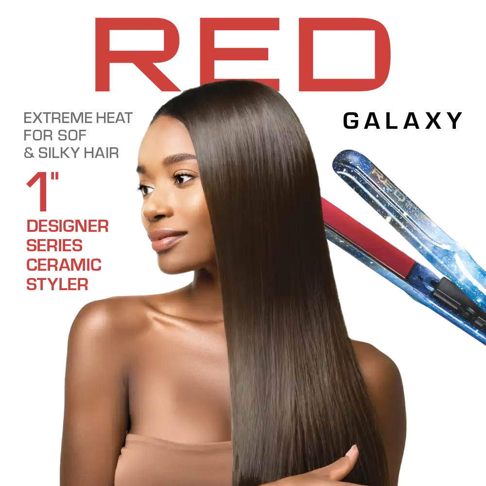 RED by KISS Designer Series 1-Inch Ceramic Flat Iron Styler - Image 3