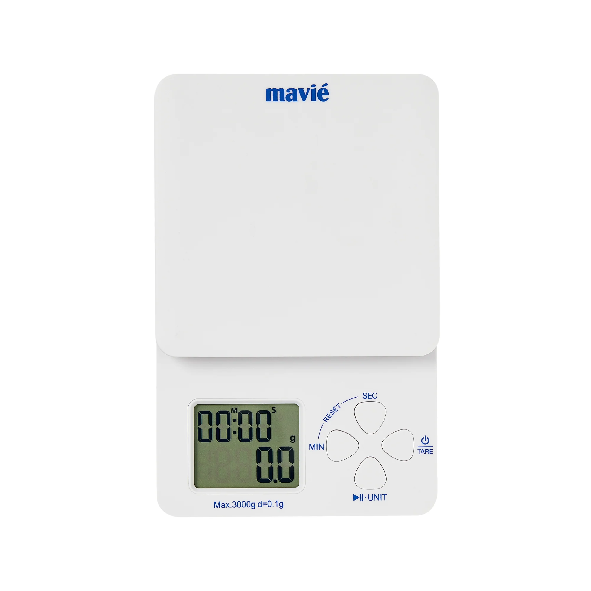 MAVIE 2-in-1 Digital Coffee Scale with Timer High Precision Pour-Over Food Scale (3kg / 0.1g Accuracy) - Image 6