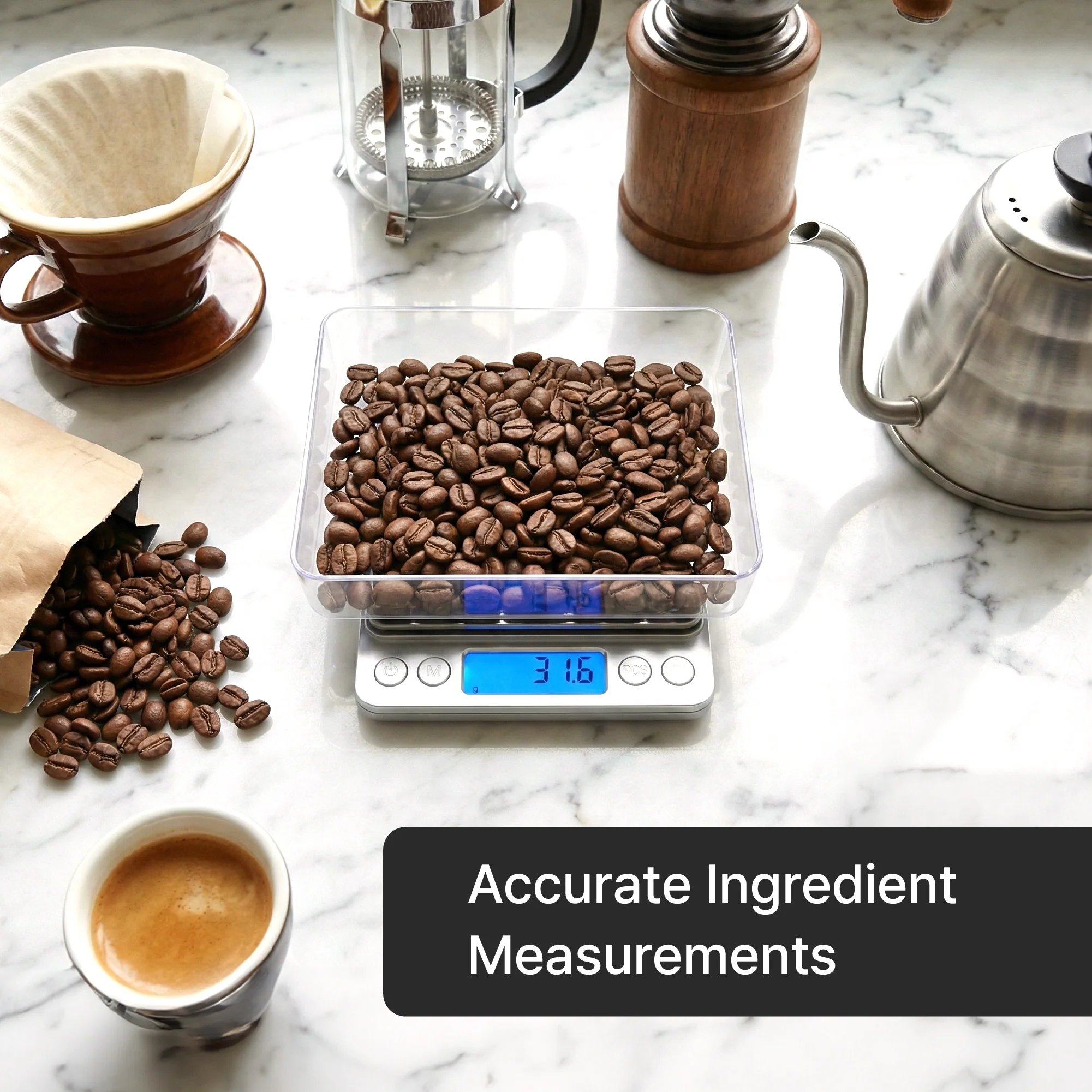 MAVIE Digital Travel Pocket Scale with Protective Case – 3kg High Capacity, 9 Weighing Units & Blue B - Image 6
