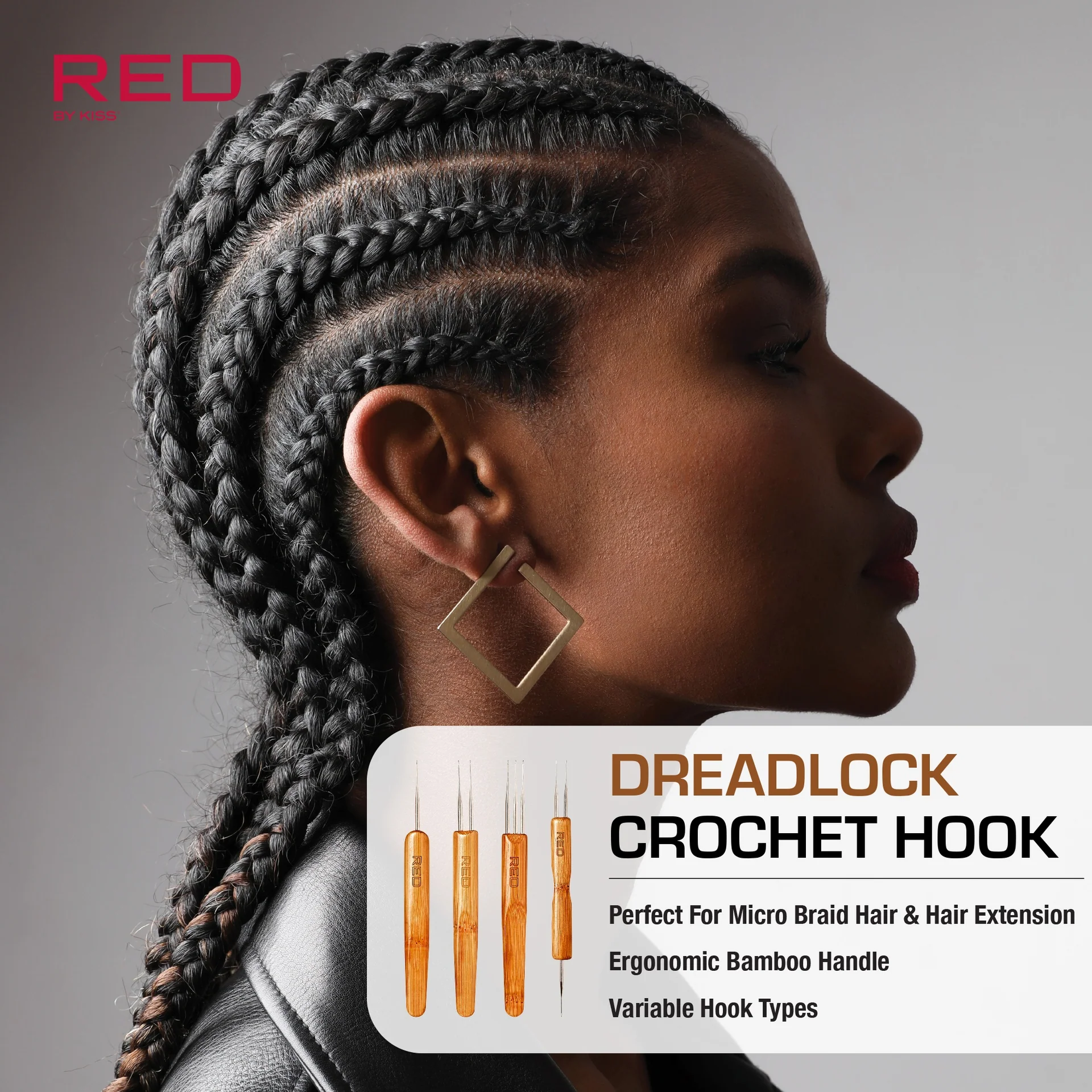 RED by KISS Dreadlock Crochet Hook 0.5mm - Image 16