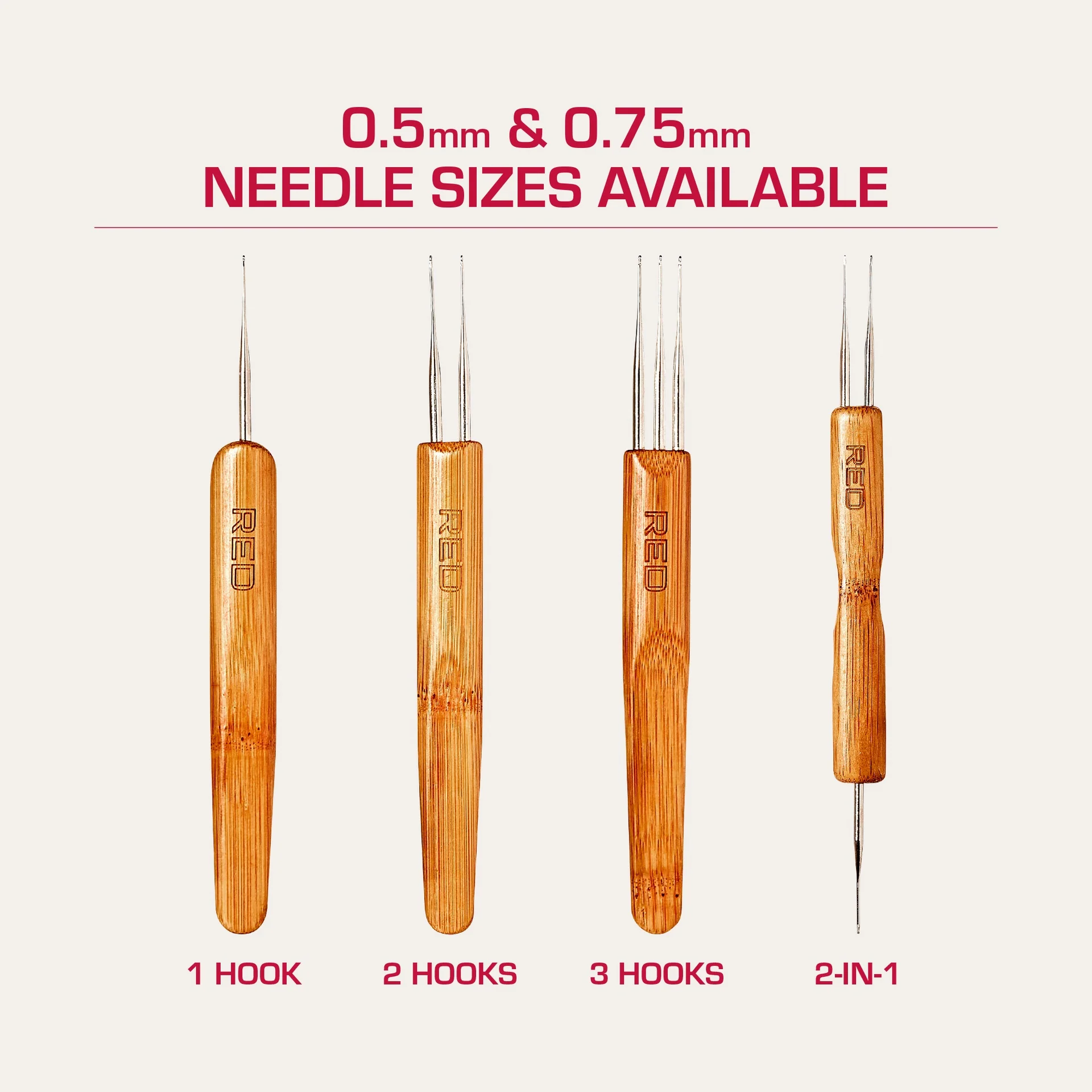 RED by KISS Dreadlock Crochet Hook 0.5mm - Image 9