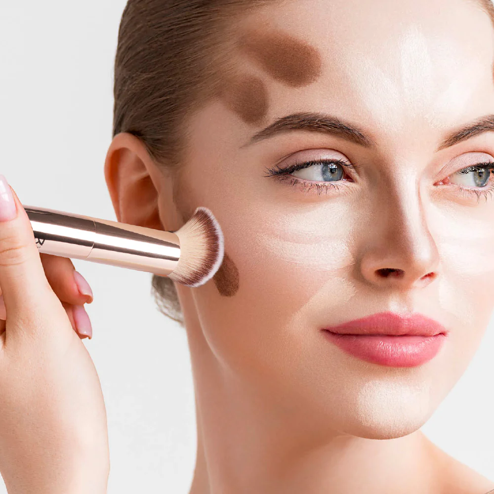 Kiss New York Dual Ended Complexion Makeup Brush - Image 6