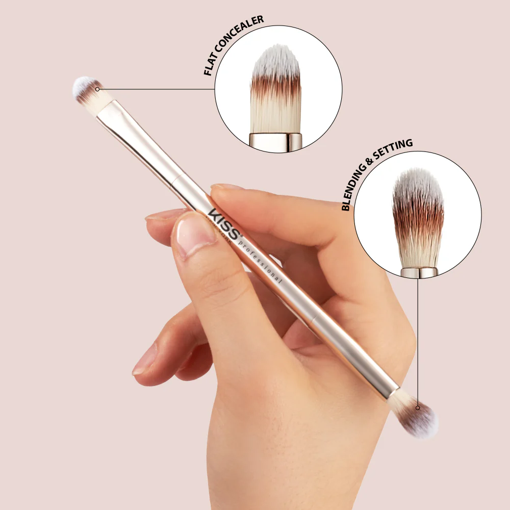 Kiss New York Dual Ended Concealer and Blending Makeup Brush - Image 4