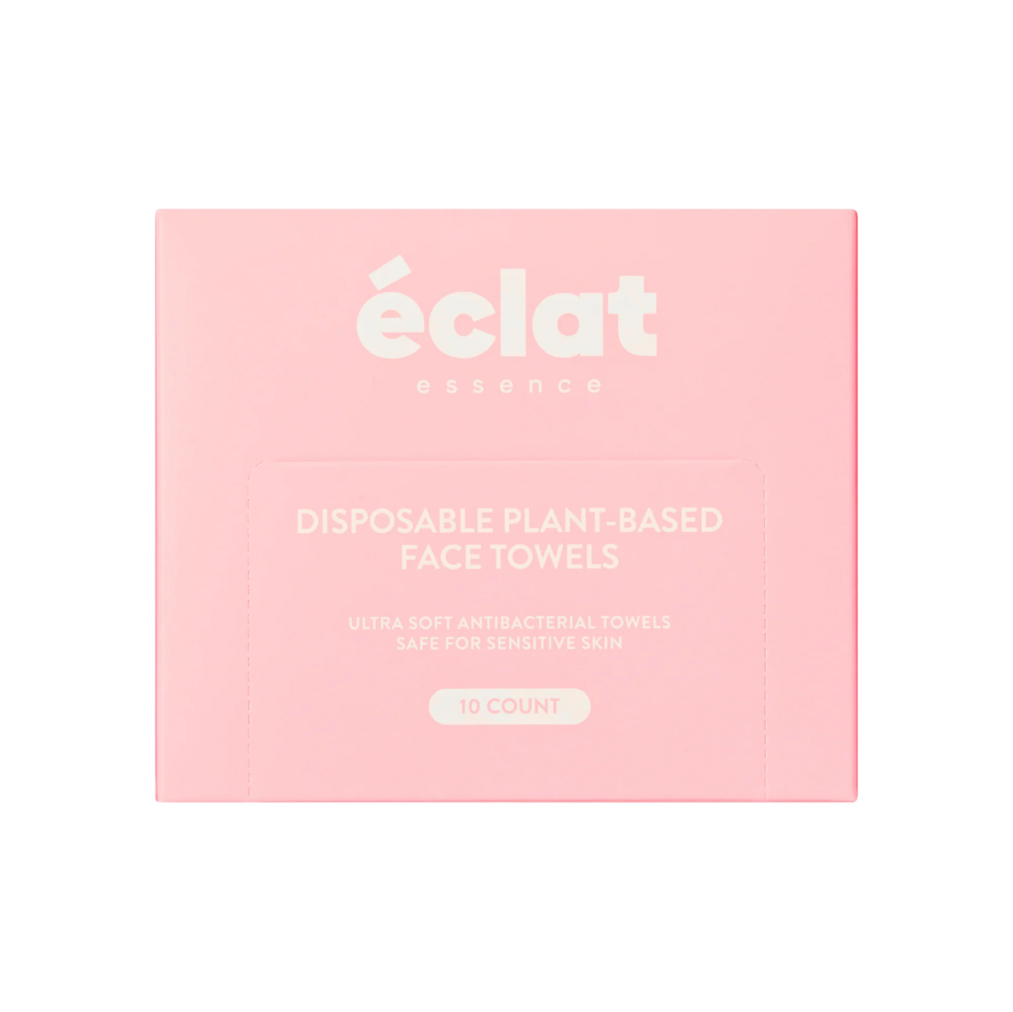 éclat Dual-Sided Plant-Based Face Towels - Ultra Soft & Disposable - Mini Travel Size (10 Count) - Image 9