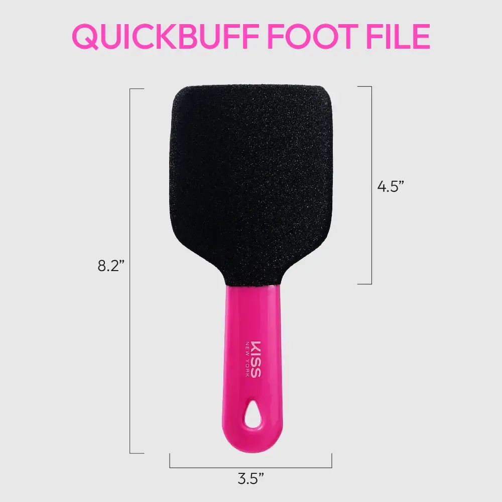 Kiss New York Dual-Sided Foot File for Callus Removal and Smooth, Soft Feet - Image 14