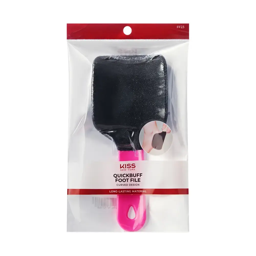 Kiss New York Dual-Sided Foot File for Callus Removal and Smooth, Soft Feet - Image 15