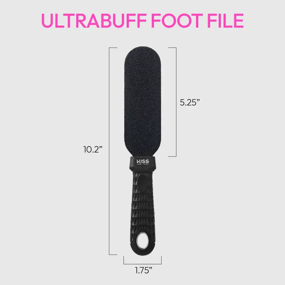 Kiss New York Dual-Sided Foot File for Callus Removal and Smooth, Soft Feet - Image 22