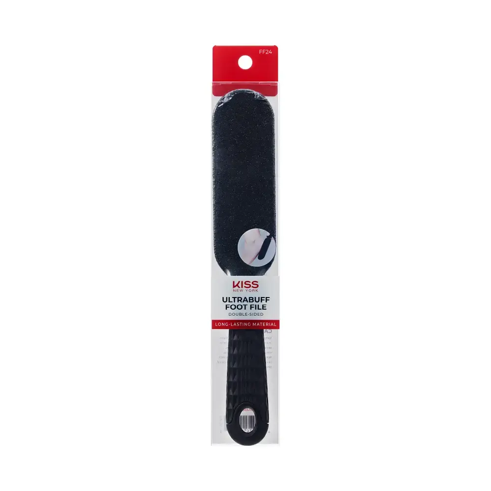 Kiss New York Dual-Sided Foot File for Callus Removal and Smooth, Soft Feet - Image 23