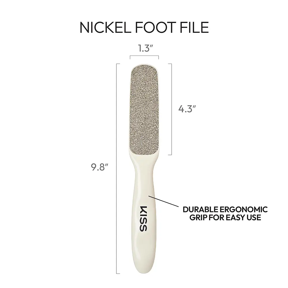 Kiss New York Dual-Sided Foot File for Callus Removal and Smooth, Soft Feet - Image 3