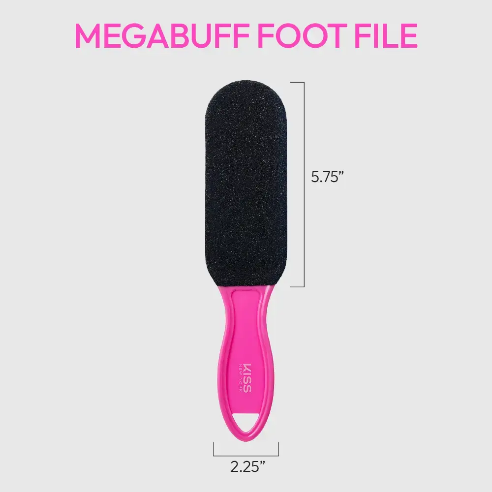 Kiss New York Dual-Sided Foot File for Callus Removal and Smooth, Soft Feet - Image 30