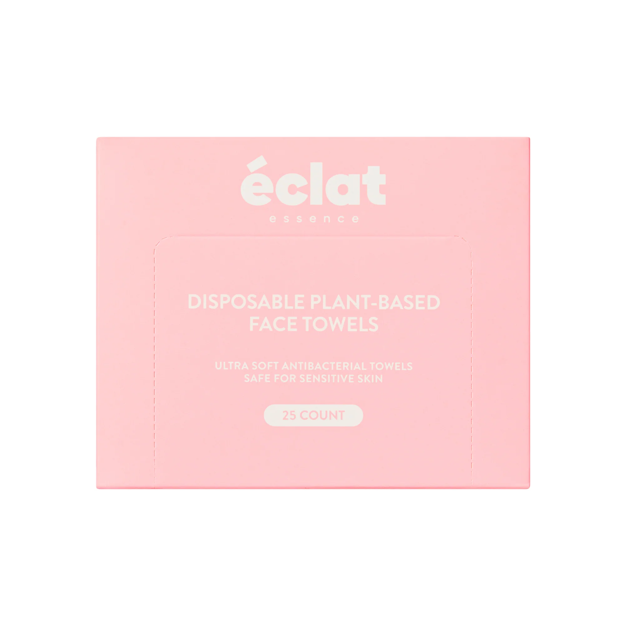 éclat Dual-Sided Plant-Based Face Towels - Ultra Soft & Disposable - Travel Pack (25 Count) - Image 9