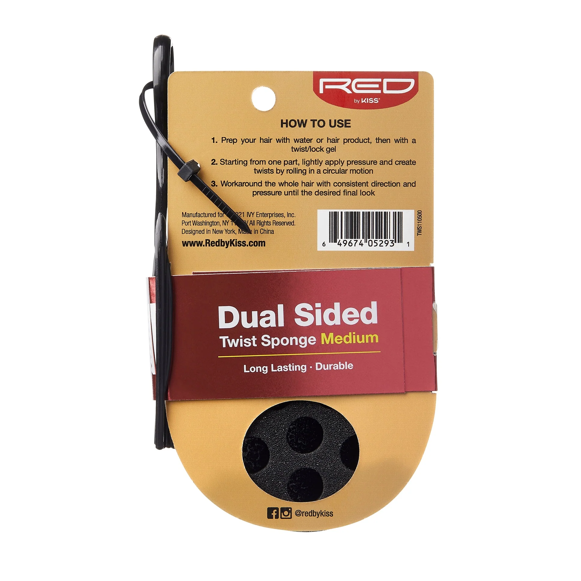 RED by KISS Dual Sided Twist Sponge with PIK - Image 4