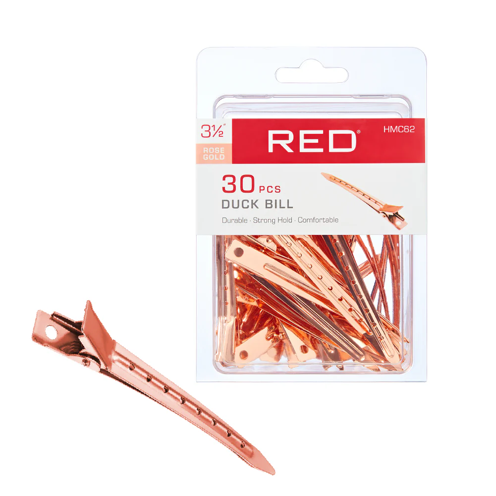 RED by KISS Duck Bill Clips 3 1/2" - Image 3
