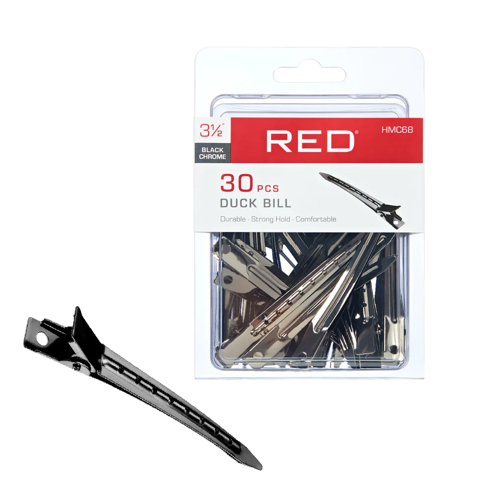 RED by KISS Duck Bill Clips 3 1/2" - Image 4