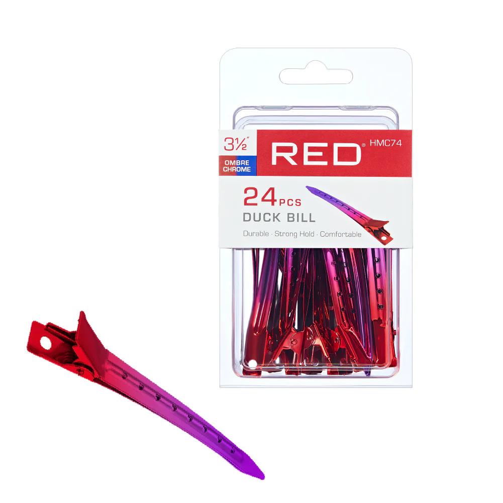 RED by KISS Duck Bill Clips 3 1/2" - Image 5