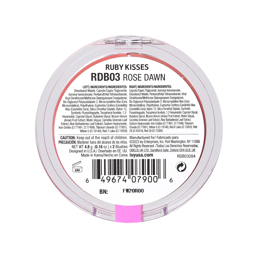 Ruby Kisses Duo Cream Blush - Image 39