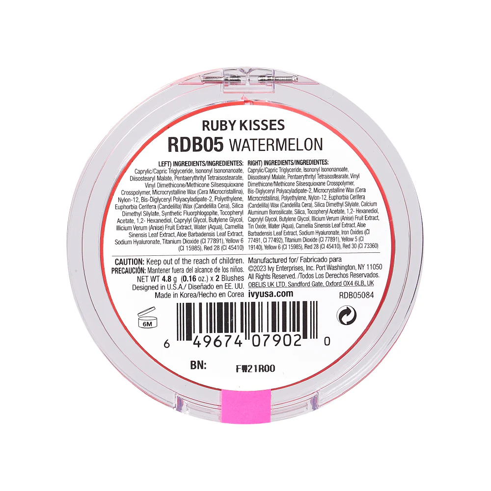 Ruby Kisses Duo Cream Blush - Image 41