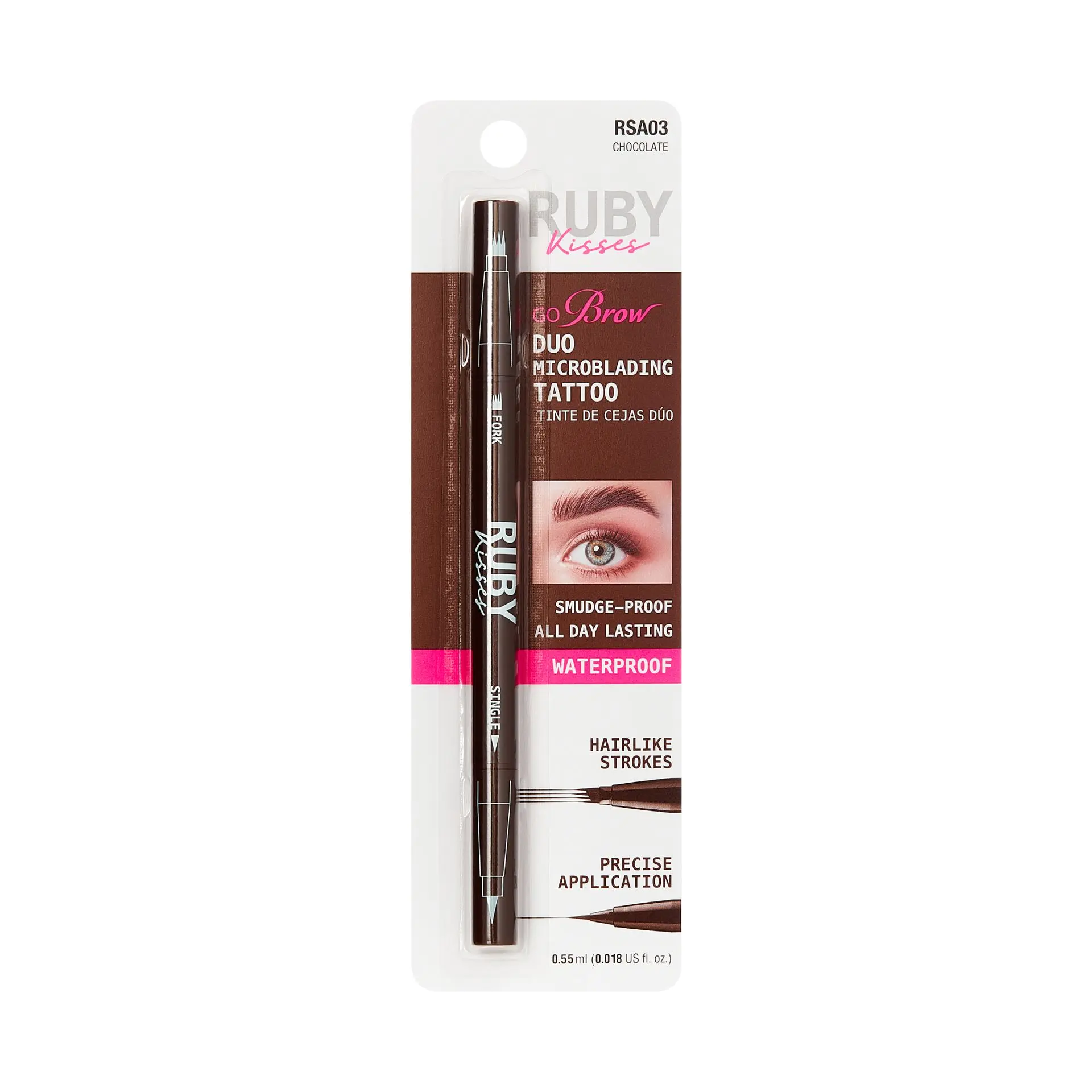 Ruby Kisses Duo Microblading Tattoo Waterproof Eyebrow Pencil - Image 27