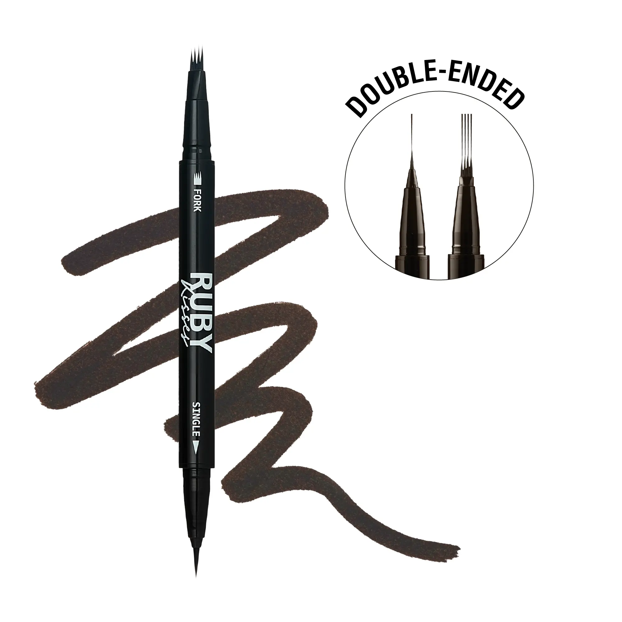 Ruby Kisses Duo Microblading Tattoo Waterproof Eyebrow Pencil - Image 4