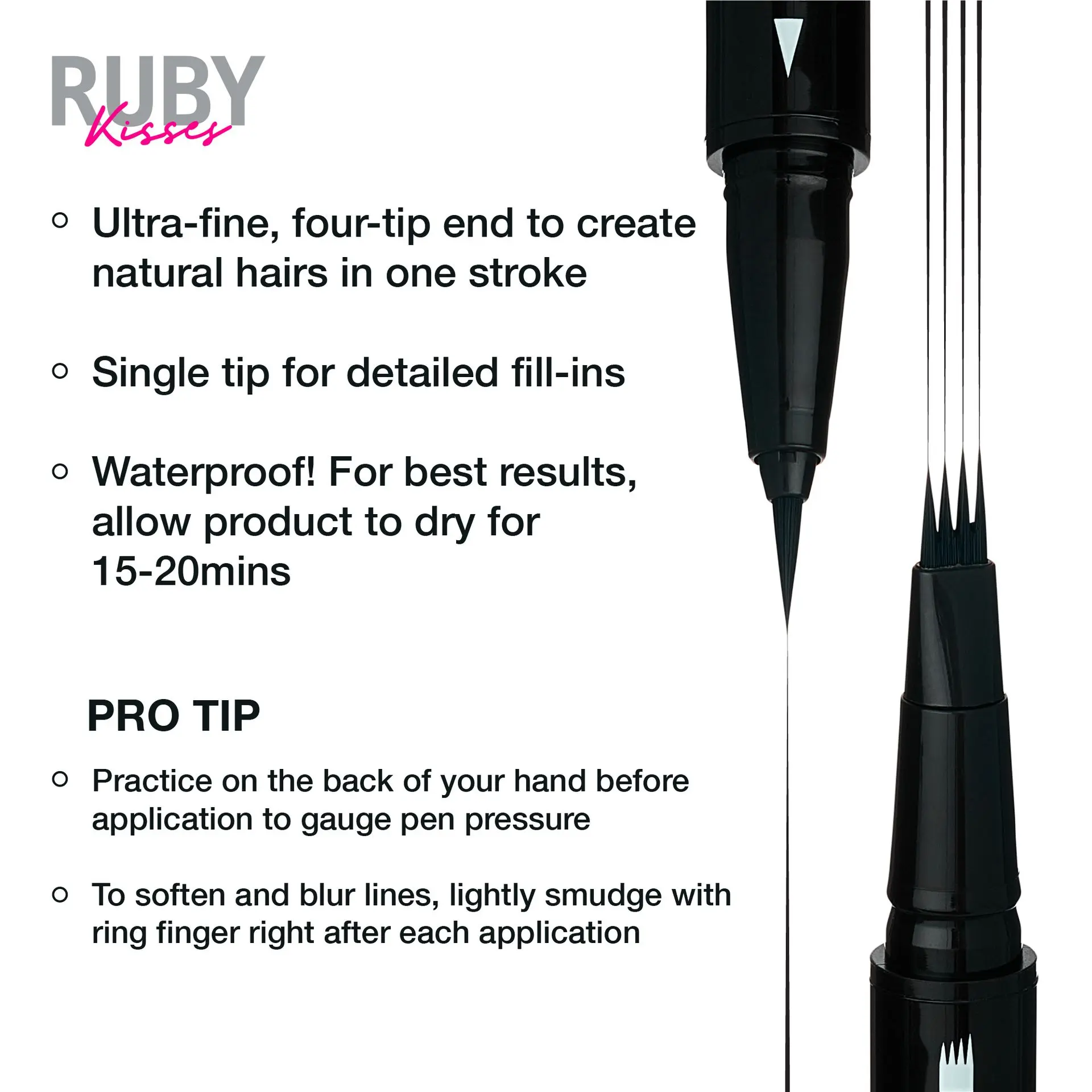 Ruby Kisses Duo Microblading Tattoo Waterproof Eyebrow Pencil - Image 8