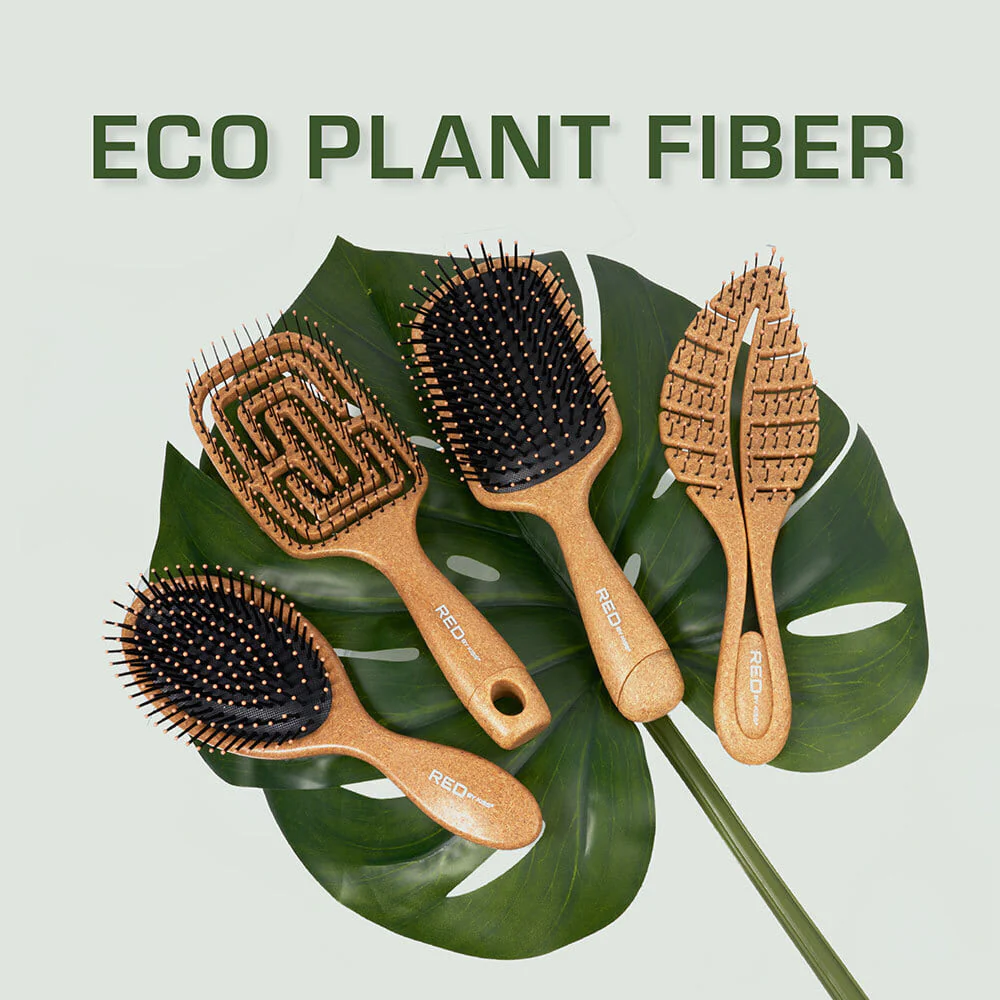 RED by KISS Eco Plant Fiber Square Paddle Brush - Image 4