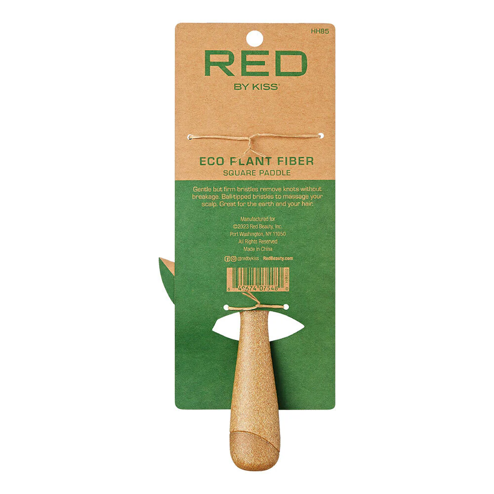 RED by KISS Eco Plant Fiber Square Paddle Brush - Image 6