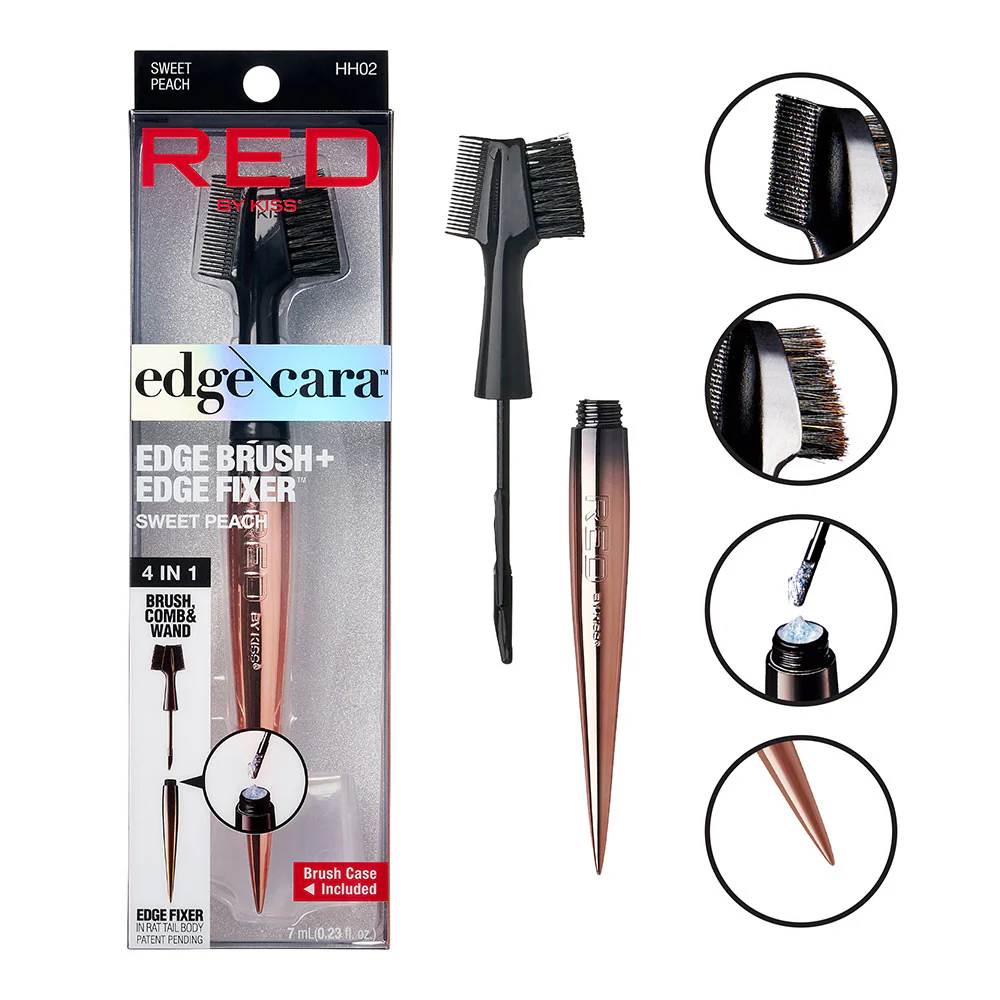 RED by KISS Edge Cara 4-in-1 Edge Styling Gel Brush - Image 3