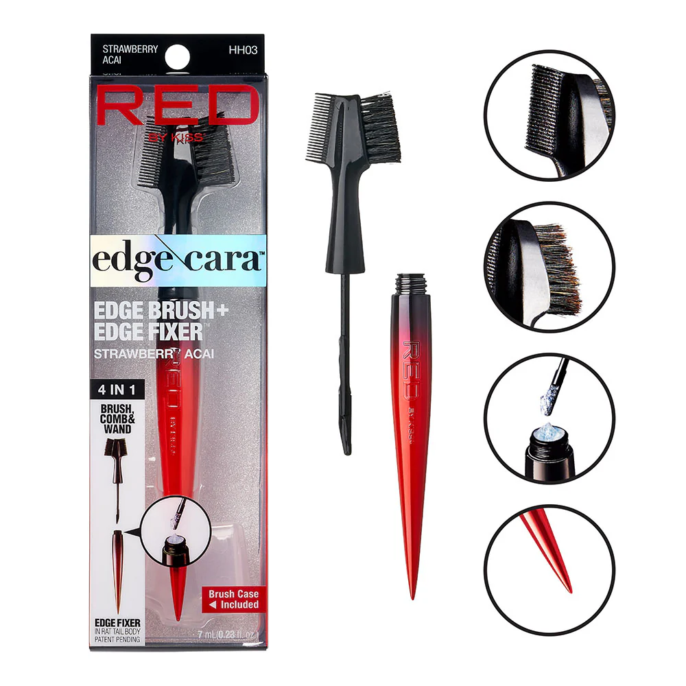 RED by KISS Edge Cara 4-in-1 Edge Styling Gel Brush - Image 4