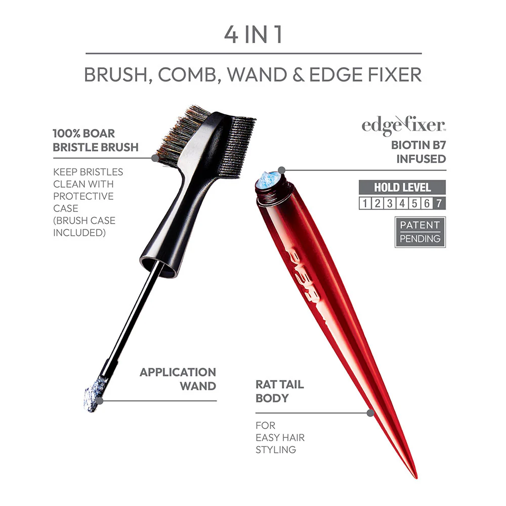 RED by KISS Edge Cara 4-in-1 Edge Styling Gel Brush - Image 8