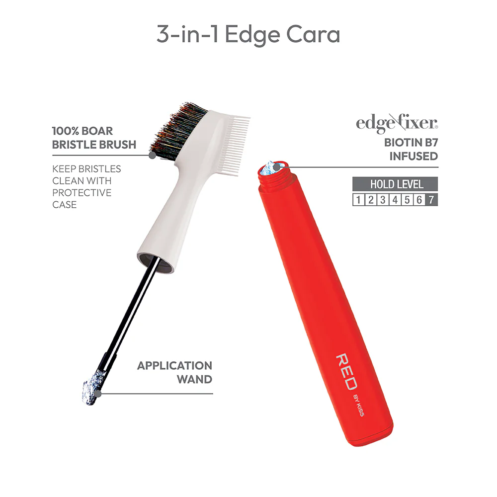 RED by KISS Edge Cara with Edge Fixer Gel 3-in-1 Smart Edge Styler - Image 8