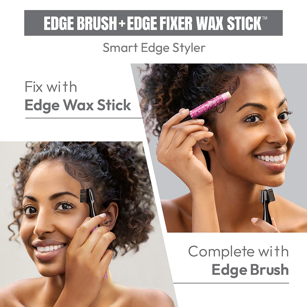 RED by KISS Edge Cara with Edge Fixer Wax 3-in-1 Smart Edge Styler - Image 3