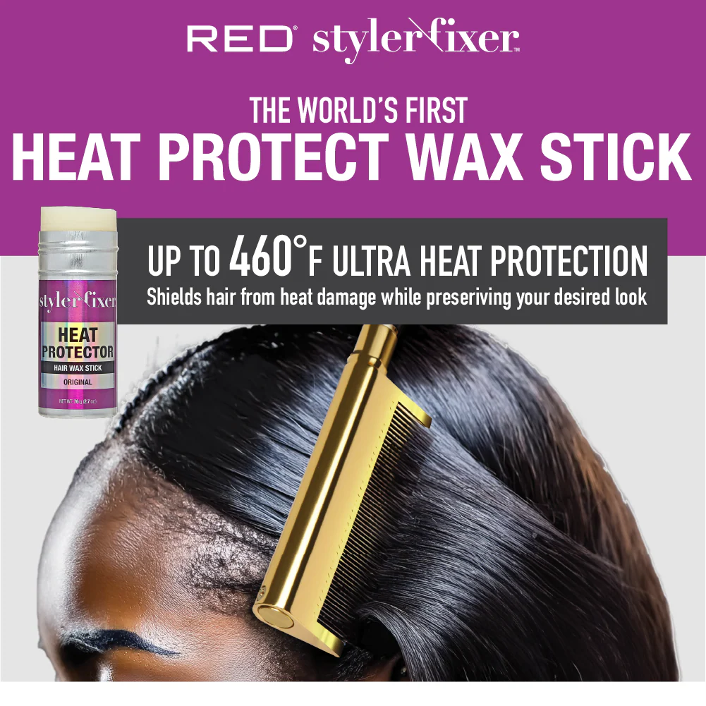 RED by KISS Edge Fixer 2-in-1 Heat Protector Hair Wax Stick - Image 11