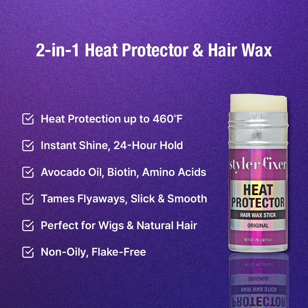 RED by KISS Edge Fixer 2-in-1 Heat Protector Hair Wax Stick - Image 3