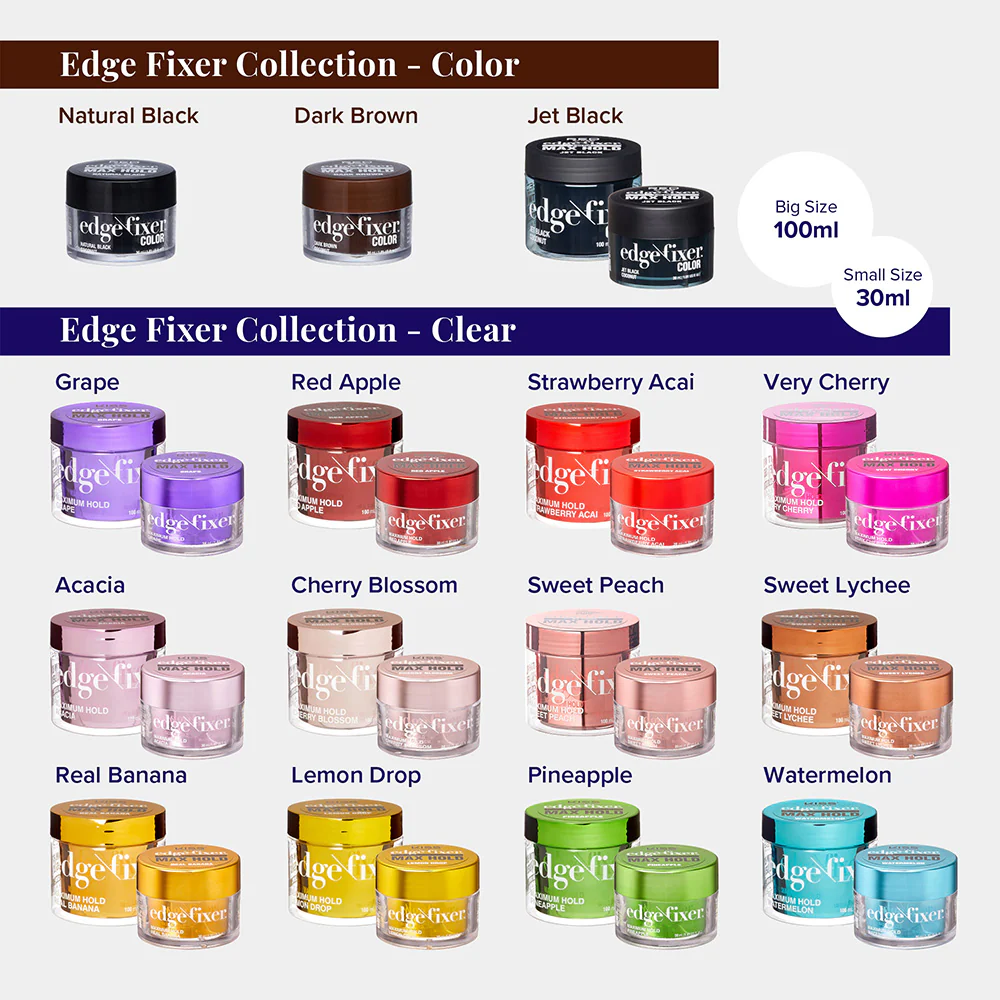 RED by KISS Edge Fixer 24 Hour Edge Control Max Hold Non-Flaxing Wax - Image 146