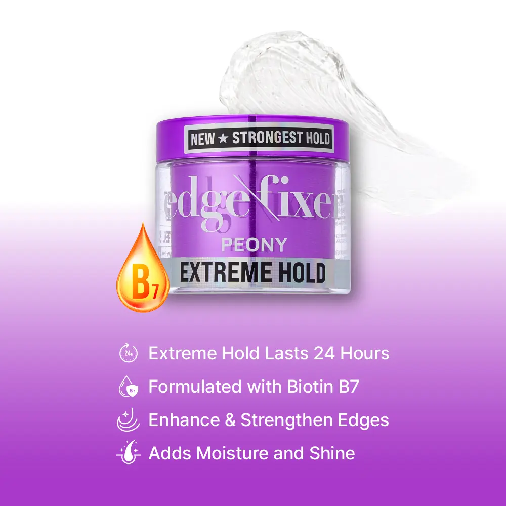 RED by KISS Edge Fixer Extreme Hold Hair Gel with Biotin B7, No Flaking or Residue - Image 17