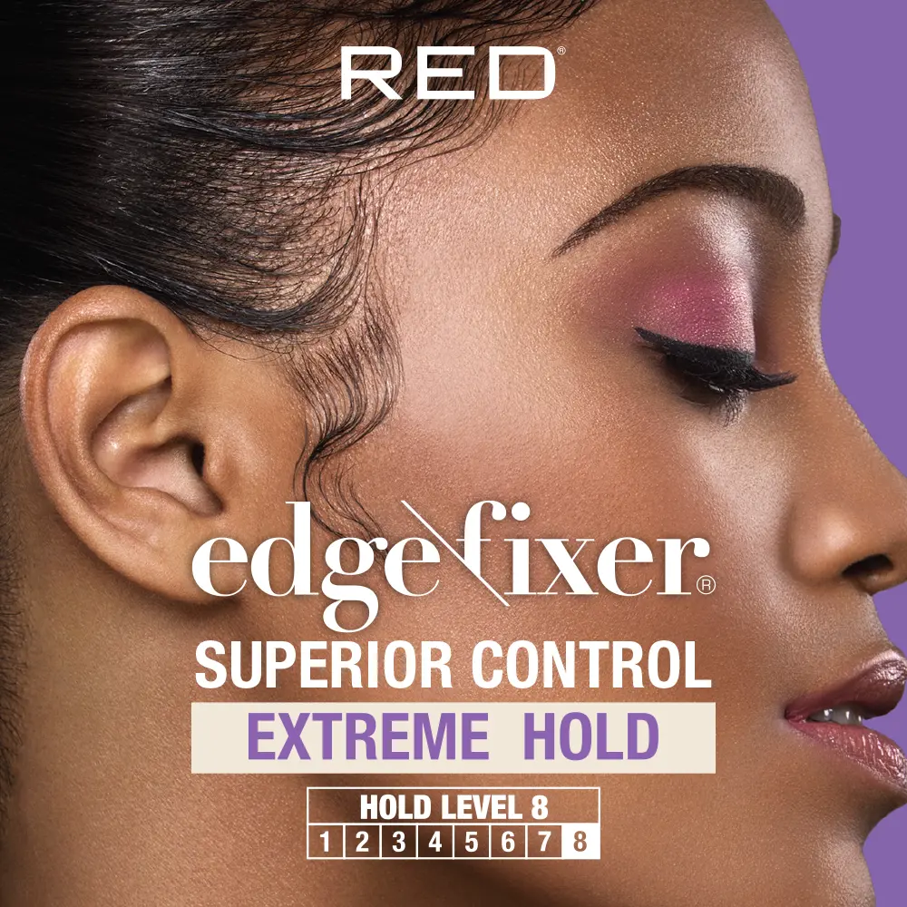 RED by KISS Edge Fixer Extreme Hold Hair Gel with Biotin B7, No Flaking or Residue - Image 18