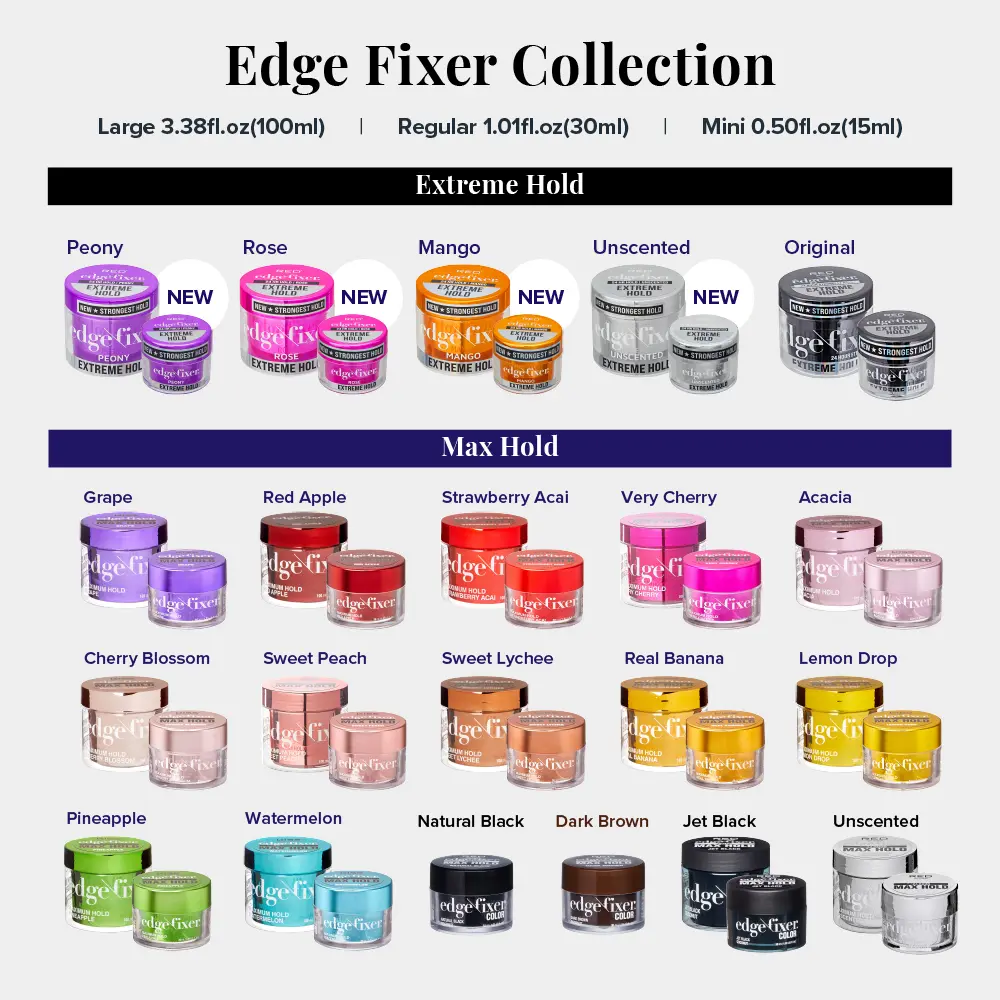RED by KISS Edge Fixer Extreme Hold Hair Gel with Biotin B7, No Flaking or Residue - Image 22