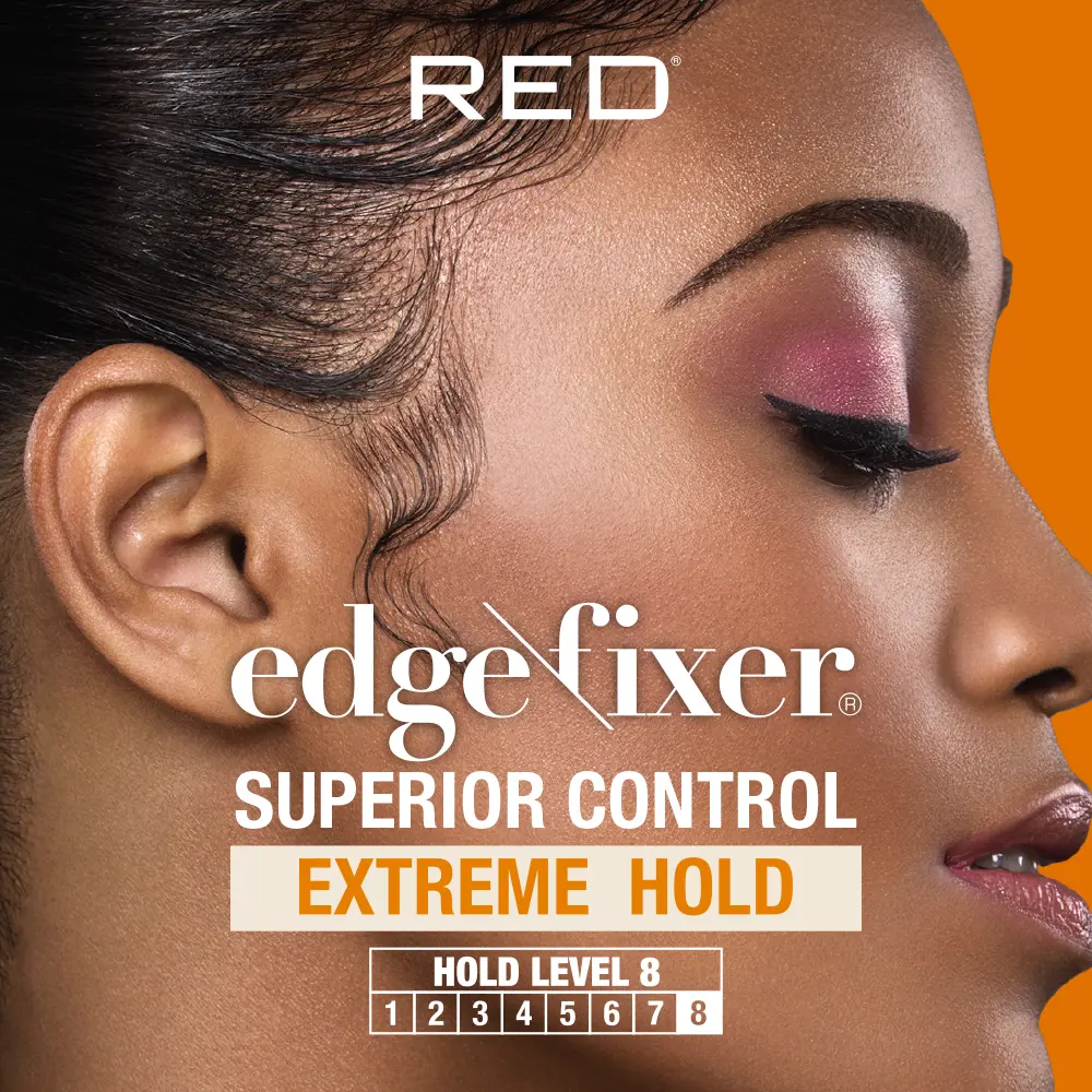 RED by KISS Edge Fixer Extreme Hold Hair Gel with Biotin B7, No Flaking or Residue - Image 38