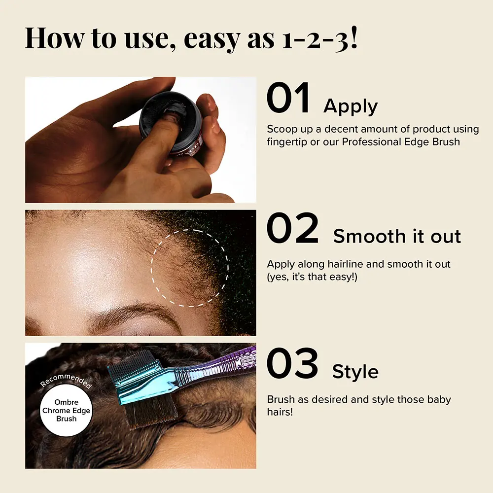 RED by KISS Edge Fixer Extreme Hold Hair Gel with Biotin B7, No Flaking or Residue - Image 50