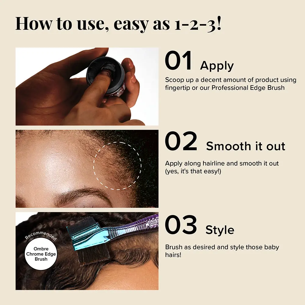 RED by KISS Edge Fixer Extreme Hold Hair Gel with Biotin B7, No Flaking or Residue - Image 61