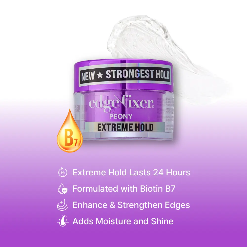 RED by KISS Edge Fixer Extreme Hold Hair Gel with Biotin B7, No Flaking or Residue - Image 66