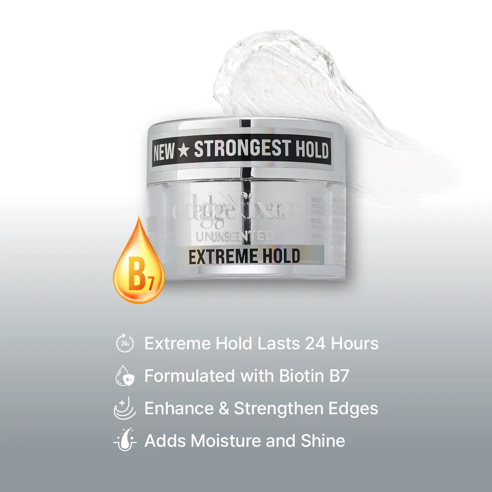 RED by KISS Edge Fixer Extreme Hold Hair Gel with Biotin B7, No Flaking or Residue - Image 96