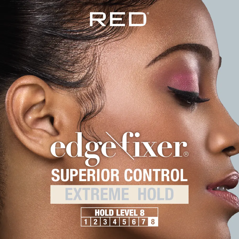 RED by KISS Edge Fixer Extreme Hold Hair Gel with Biotin B7, No Flaking or Residue - Image 97