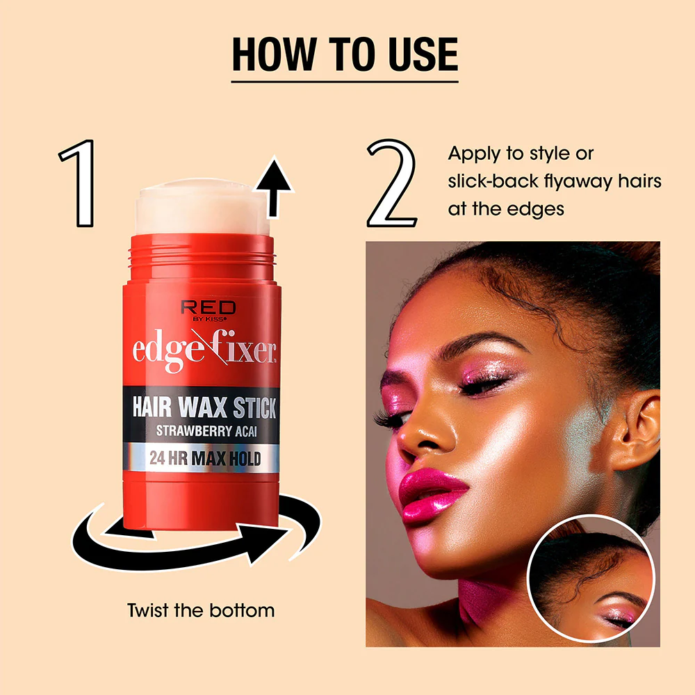 RED by KISS Edge Fixer Hair Wax Stick - Image 24